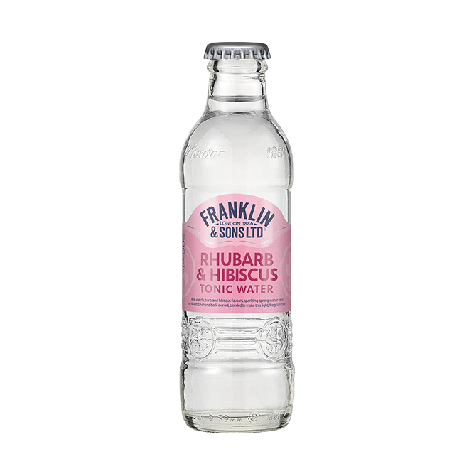 Franklin and Sons Rhubarb & Hibiscus Tonic Water